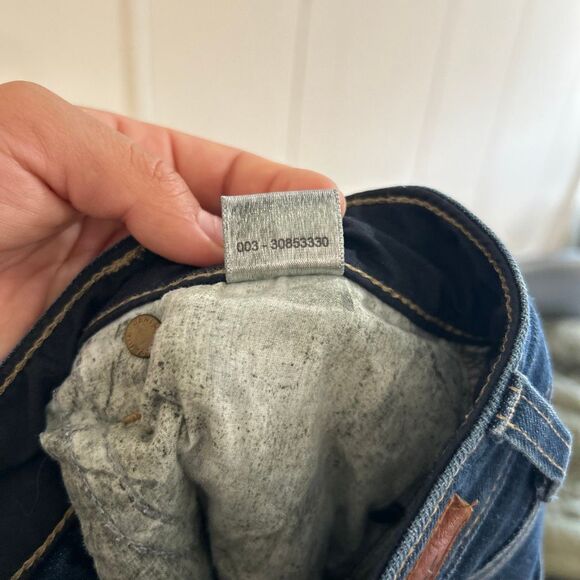 Paige Denim Flare Jeans Size 25 Dark Wash | Premium Stretch Bootcut Mid Rise - Picture 6 of 11